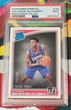 Shai Gilgeous Alexander 2018 - Silver Press Proof RC Rookie  #/349 - PSA 9 