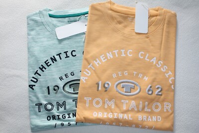 !!NEU: Tom Tailor Halbarmshirt T-Shirt Rundhals - Gr. M / L / XL / 2XL / 3XL !!