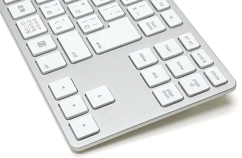 Matias Wired Aluminum Tenkeyless Keyboard for PC Silver Japanese Layout USB - Image 3 of 3