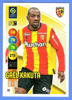 Panini Adrenalyn XL Karte 2021-22 Ligue 1 #92 Gaël Kakuta RC Lens