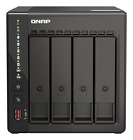 QNAP TS-453E - NAS - Tower - Intel Celeron - J6412 - Schwarz (TS-453E-8G)