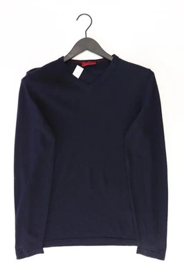 Pull en laine Hugo Boss Regular pour homme taille 52, L bleu en laine vierge - Photo 1/4