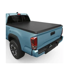 AUTOSAVER88 Soft Roll Up Truck Bed Tonneau Cover Compatible with 2016-2023 To...