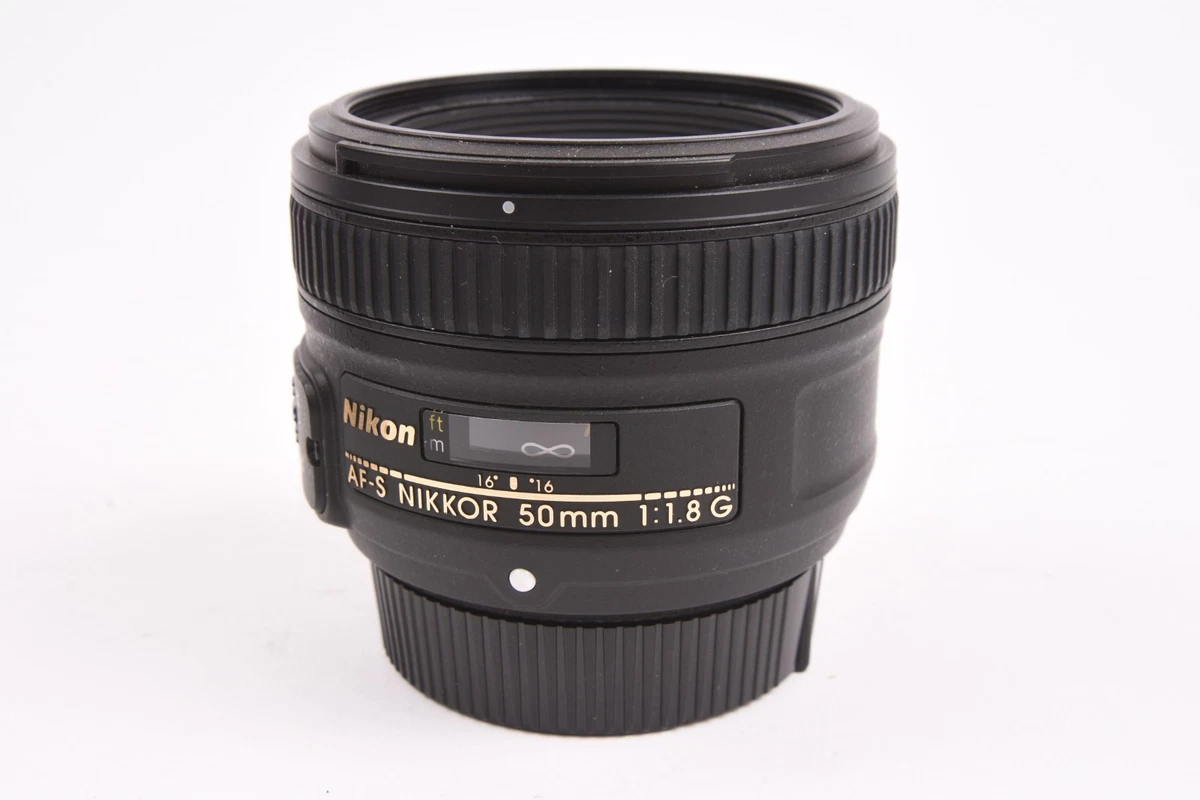 Nikon AF-S NIKKOR 50mm f/1.8G 純正フード付き Nikon NIKKOR AF-S f/1.8 Camera Lenses 50mm Focal for sale | eBay