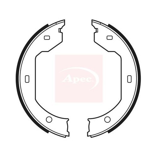 BMW Z4 Roadster E85 2002-2009 Apec Bremsbacken Hinten-image