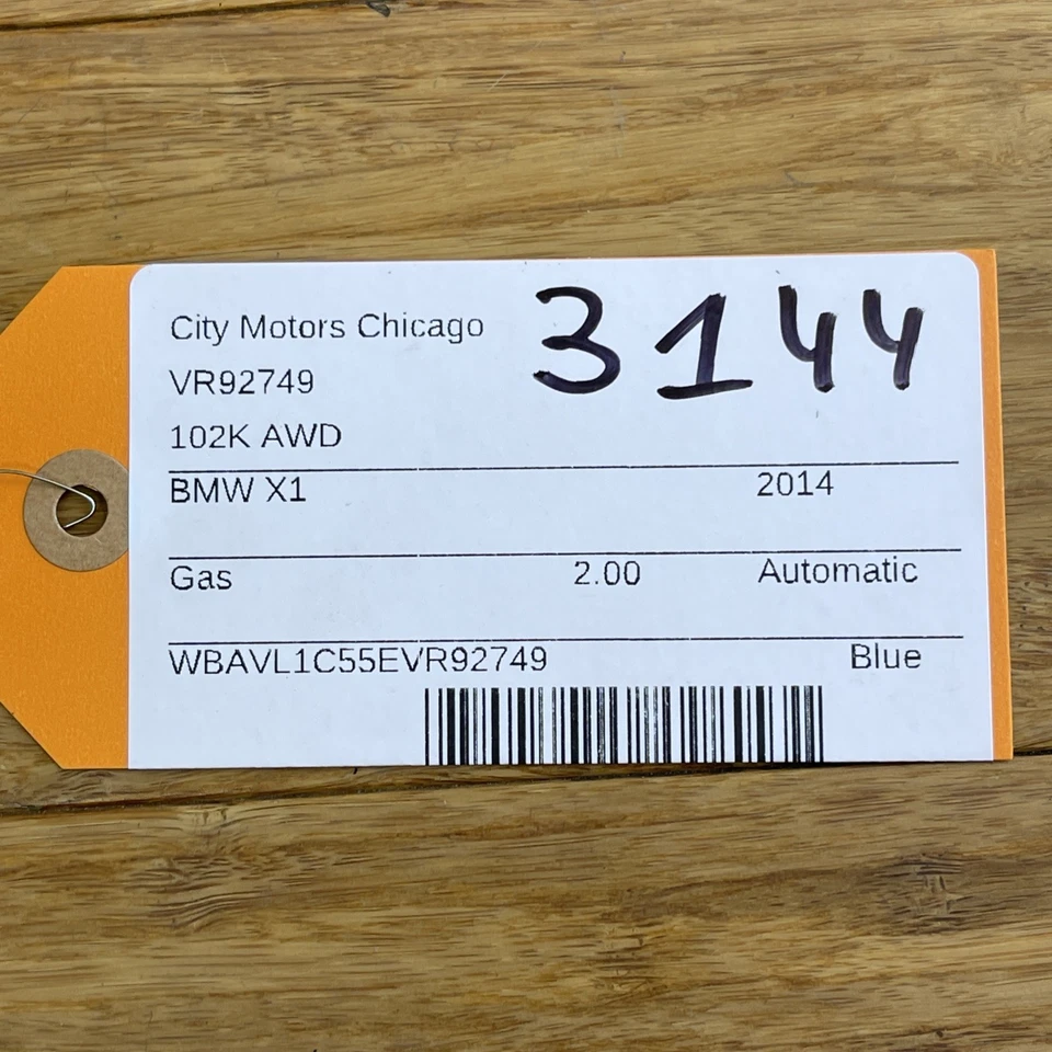 OEM 2013-2015 BMW X1 E84 tablero puerta consola interior juego de molduras luz finline madera Foto 2 de 4