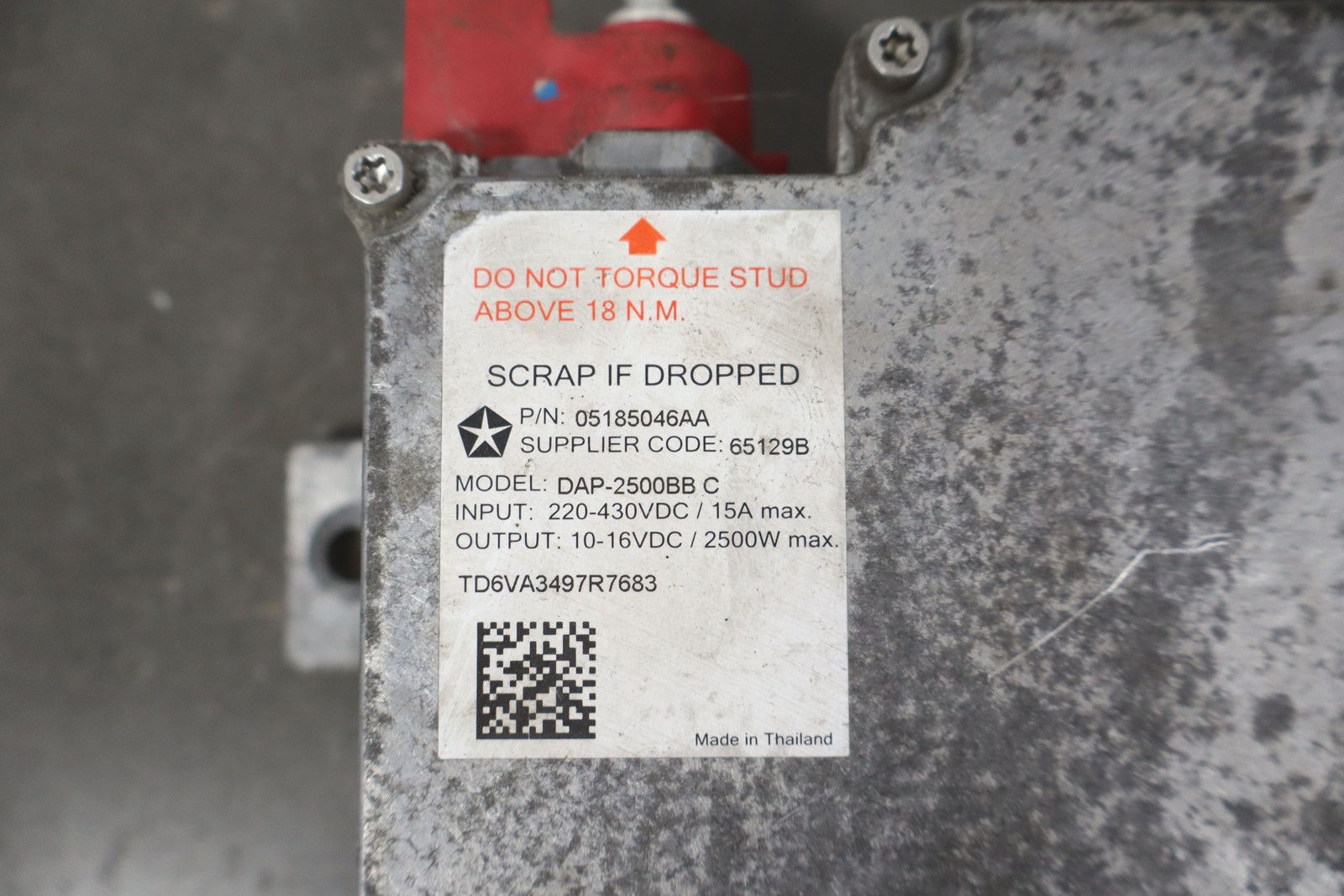 17-24 Chrysler Pacifica Hybrid Voltage Converter Module OEM 05185046AA