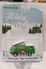 Greenlight Holiday Christmas Collection Volkswagen Type 2 Campmobile, 1:64, NIB
