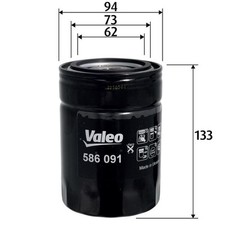 VALEO 586091 Ölfilter für FORD FORD USA