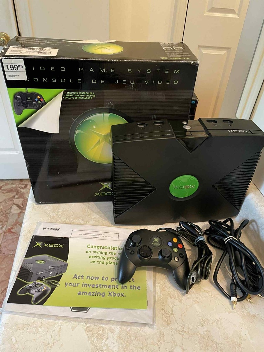 Xbox Live Obox Online Console Microsoft Xbox Launch Edition