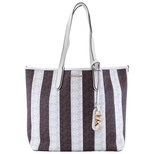 Michael Kors Eliza Large Striped Tote Bag 30S4GZAT4B212 deal from eBay