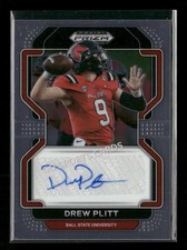 2022 Prizm Draft Picks Autograph Drew Plitt  RA-DPI Rookie RC Auto