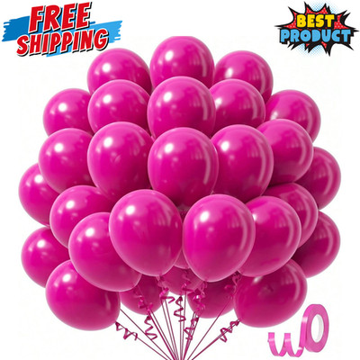 100 X Latex PLAIN BALOON BALLONS helium BALLOONS Quality Party Birthday Wedding