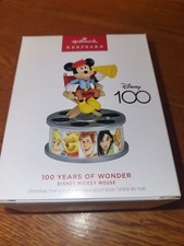 New in Box, Hallmark 100 years of wonder, Disney Mickey Mouse Ornament