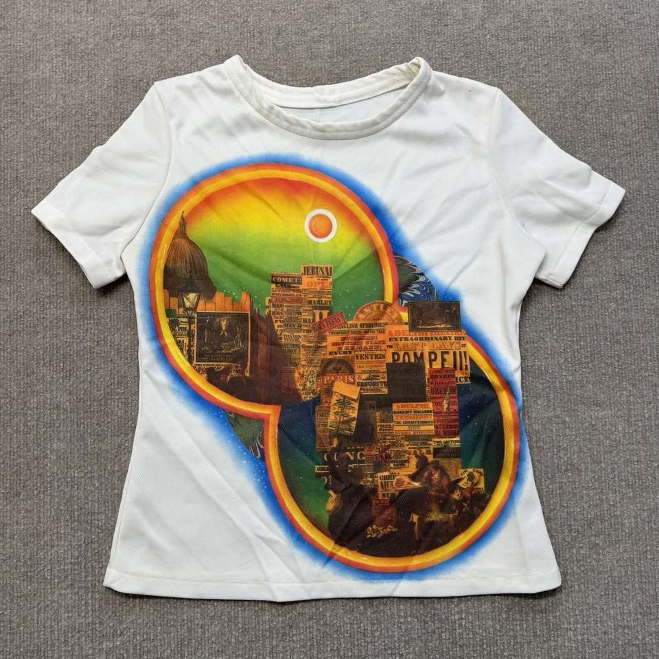 Vintage Architecture T Shirt Womens S 60s 70s Hippie Europe Graphic Tee - Image 2 of 4
