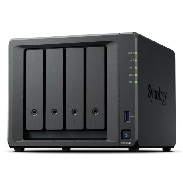 SYNOLOGY NAS DS925+ X 4HD/SSD 3.5""/2.5""SATA-NO HD-AMD RYZEN V1500B--DDR4 4GB-2P - Immagine 4