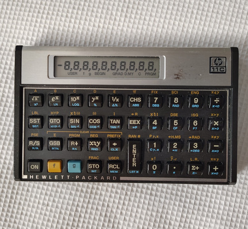 Hewlett-Packard HP-11C Programmable Scientific Calculator w/ Case