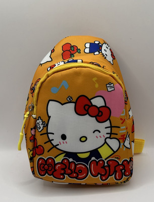 Hello Kitty orange Sanrio Kinder kleine Umhängetasche, tolles Geschenk
