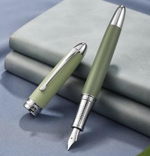 HongDian 5019 Green FOUNTAIN PEN EF Nib - NEW in box