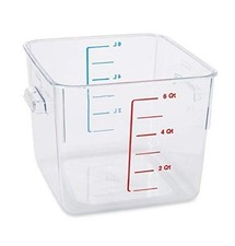 9 X Rubbermaid Comercial Space Saving Container 5,7L