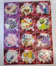 Lot Of 12 Vintage 1999 Pokémon 4" Stickers Decal Nintendo By PRISS Print Inc. #1