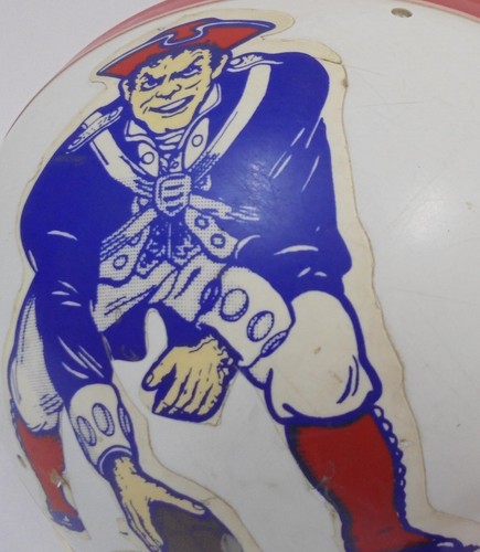 Casco usado juego Maurice Hurst New England Patriots NFL 1991/92 - Imagen 7 de 8