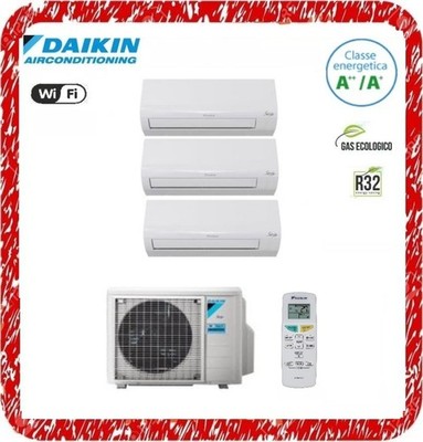 DAIKIN 3AM XF52A+ATXF35A+2x ATXF25A Klimaanlage Probe 9+9 + 12 Btu Pred. Wifi