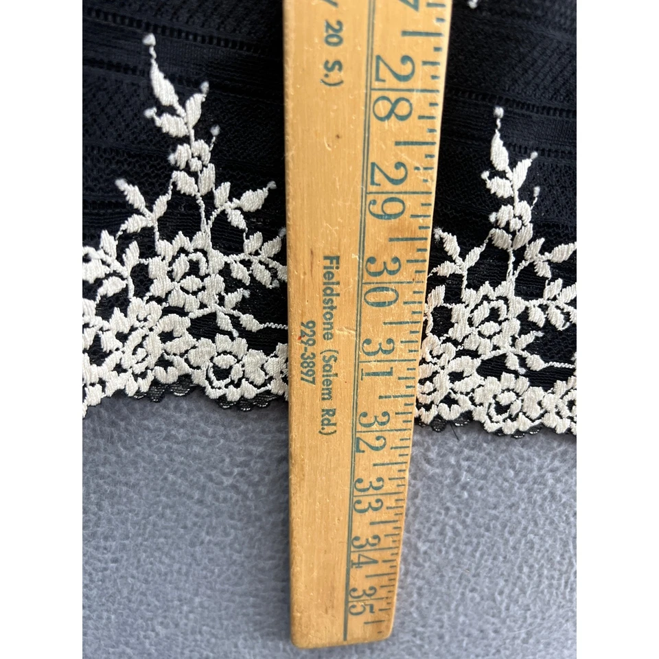 Vestido camisola Wacoal para mujer M abrazo encaje negro sin cordones quimise Foto 4 de 4