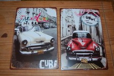 Retro Kuba Metall Auto Plakette Schilder