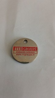 jeton de caddie Tir Groupé / Cheques Cadeaux