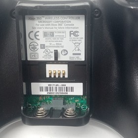 Microsoft Xbox 360 Wireless Controller Black OEM Authentic Controller 