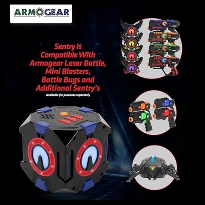 ArmoGear Sentry | 3 Games in 1 | Add-On Item Laser Tag Sets