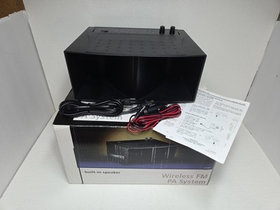 OPTIMUS WIRELESS FM PA SYSTEM built In Speaker Accept Both Wired And 170 MHz Mic
