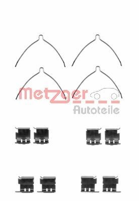 Vorderachse Metzger 109-1289 ZubehöRsatz, Scheibenbremsbelag FüR Toyota-image