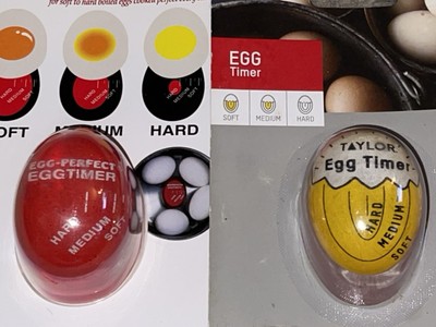 Norpro Egg Perfect Color Changing Egg Timer PLUS Taylor Brand Both NEW Sealed