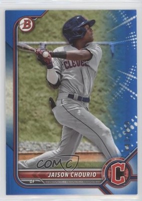 2022 Bowman Draft Blue 143/150 Jaison Chourio #BD-189 sl7