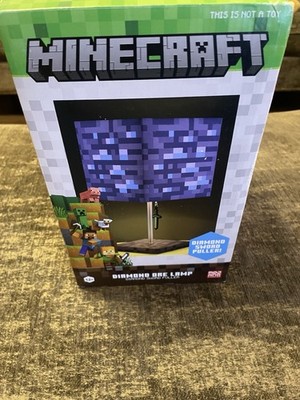 Minecraft Diamond Ore Block Led Lamp Table Lamp For Gamers Home Decor