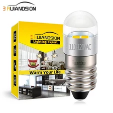 E10 110V LED Light Bulb for Realist & Kodaslide AC Stereo Slide Viewers 3000K