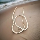 puka shell necklace and bracelet  set . Great beach surfer-style jewelry. — photo 1