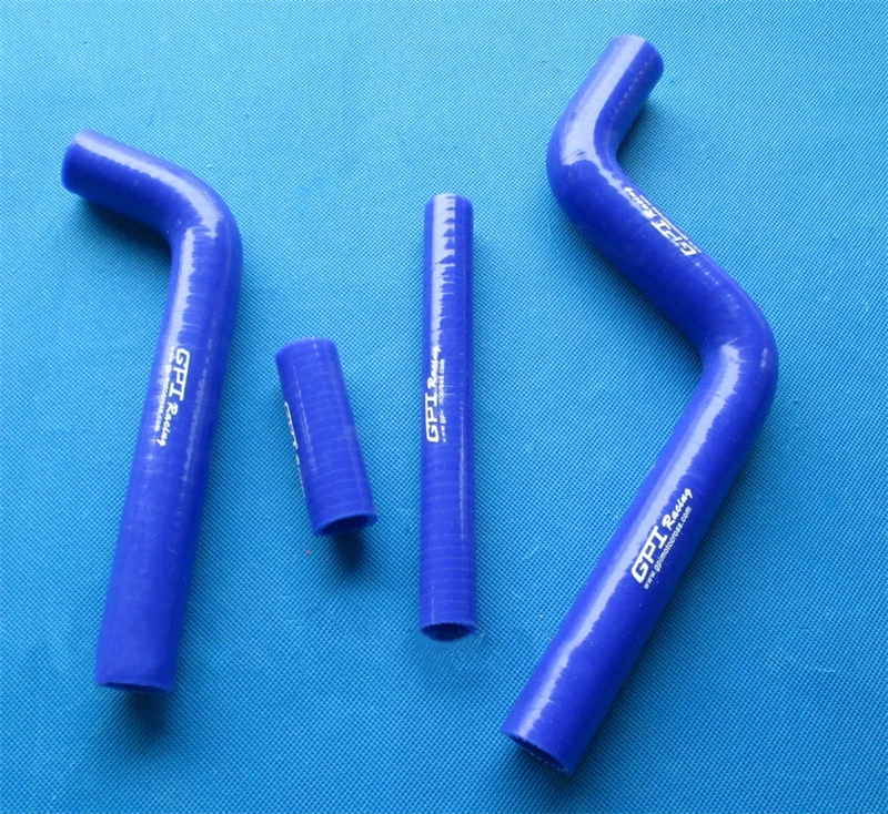 Manguera de radiador de silicona refrigerante azul para Yamaha YZ125 YZ 125 1996-2001 Foto 3 de 3