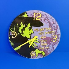 Wicked Witch Clock Wizard of Oz Purple Green Get You My Pretty ISSUES READ 