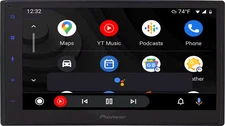 Pioneer - 6.8" Apple CarPlay/Android Auto Bluetooth Digital Media (DM) Receiv...