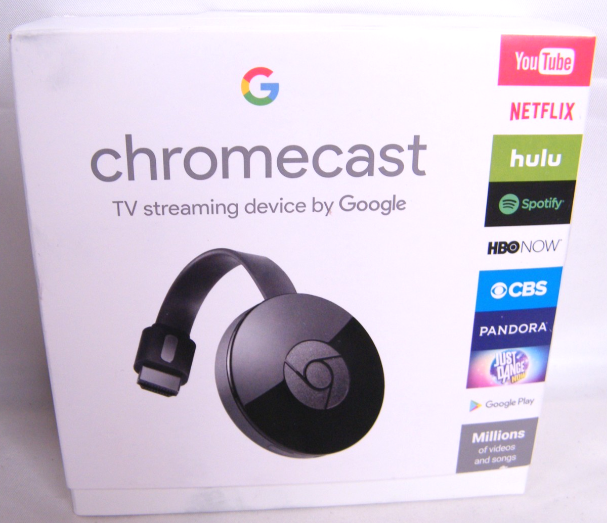 Google Chromecast (2nd Generation) HD Media Streamer - Black