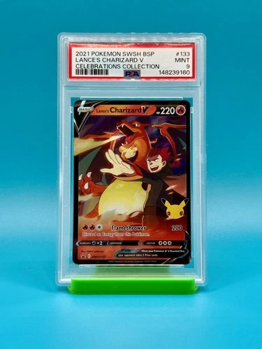 PSA 9 - 2021 Pokemon Celebration's Collection Lance's Charizard V #133