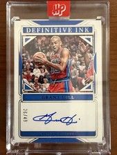 2024-25 Panini National Treasures Definitive Ink Grant Hill #DIHIL 26/49