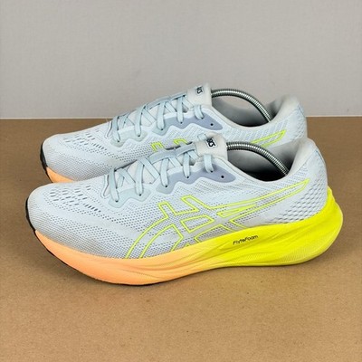Asics Gel Pulse 15 Athletic Running Shoes Womens 10 Gray Yellow Orange Low Top