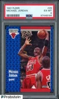 1991 Fleer #29 Michael Jordan Chicago Bulls HOF PSA 6 EX-MT