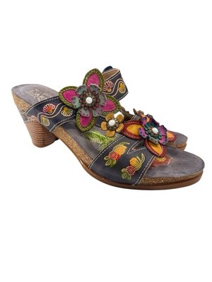 L'Artiste by Spring Step HAVERB Leather Sandals Shoe Sz 42 or Sz 11 Handmade