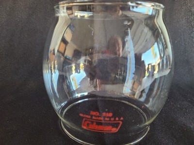 Coleman 200A 200 201 242 Lantern Globe Red Logo Coleman No.550 USA Made