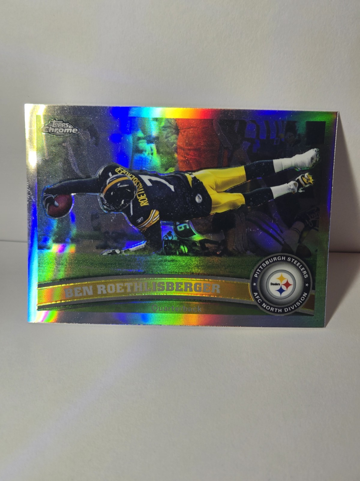 2011 Topps Chrome Ben Roethlisberger Refractor #120 Pittsburgh Steelers